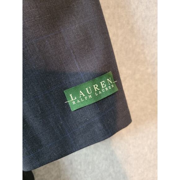 NEW Ralph Lauren Wool Sport Coat Blazer Men's 44L Suit Jacket Blue Two Button - Picture 7 of 12